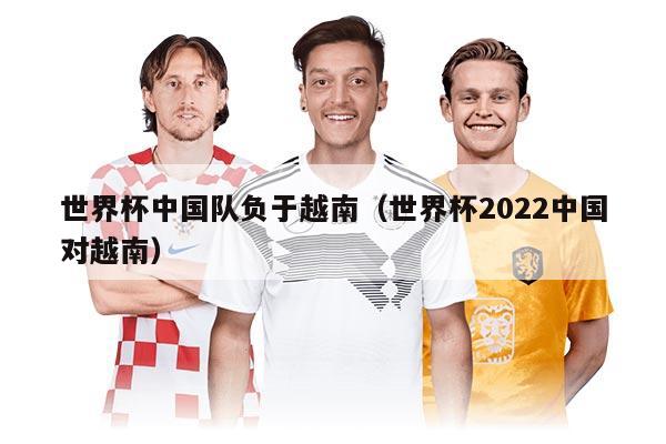 世界杯中国队负于越南（世界杯2022中国对越南）