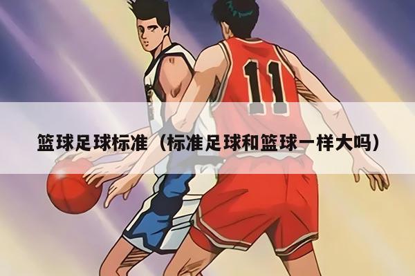 篮球足球标准（标准足球和篮球一样大吗）
