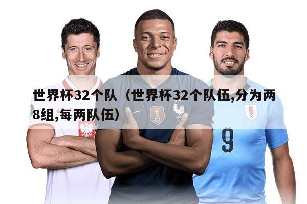 世界杯32个队（世界杯32个队伍,分为两8组,每两队伍）